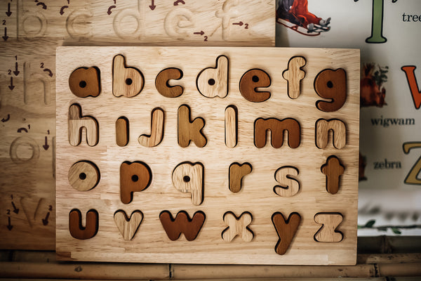 Natural Lowercase Alphabet Puzzle